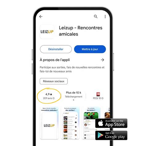 Leizup : Site et application de rencontre amicale gratuit